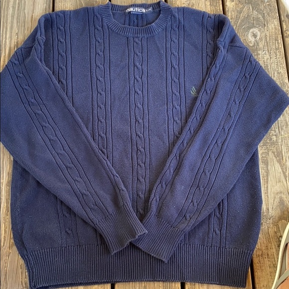 Nautica Other - Vintage Nautica blue sweater for men size large